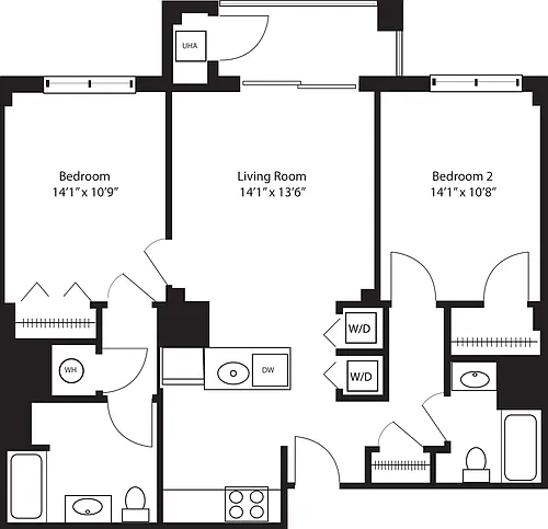 Floor plan Floor plan D