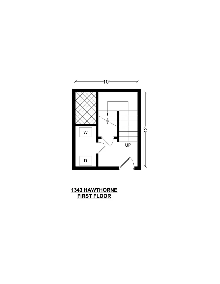 Floor plan 2X15