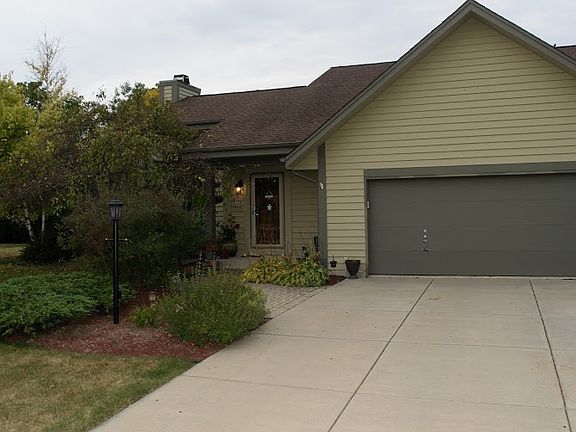 Large concrete driveway