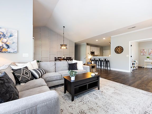 Living room- open floorpan