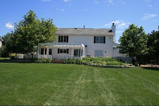 Huge yard is professionally landscaped!