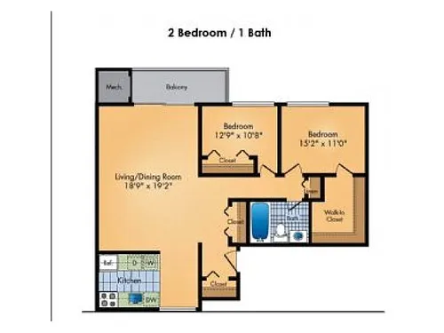 Floor plan Wawal Hill