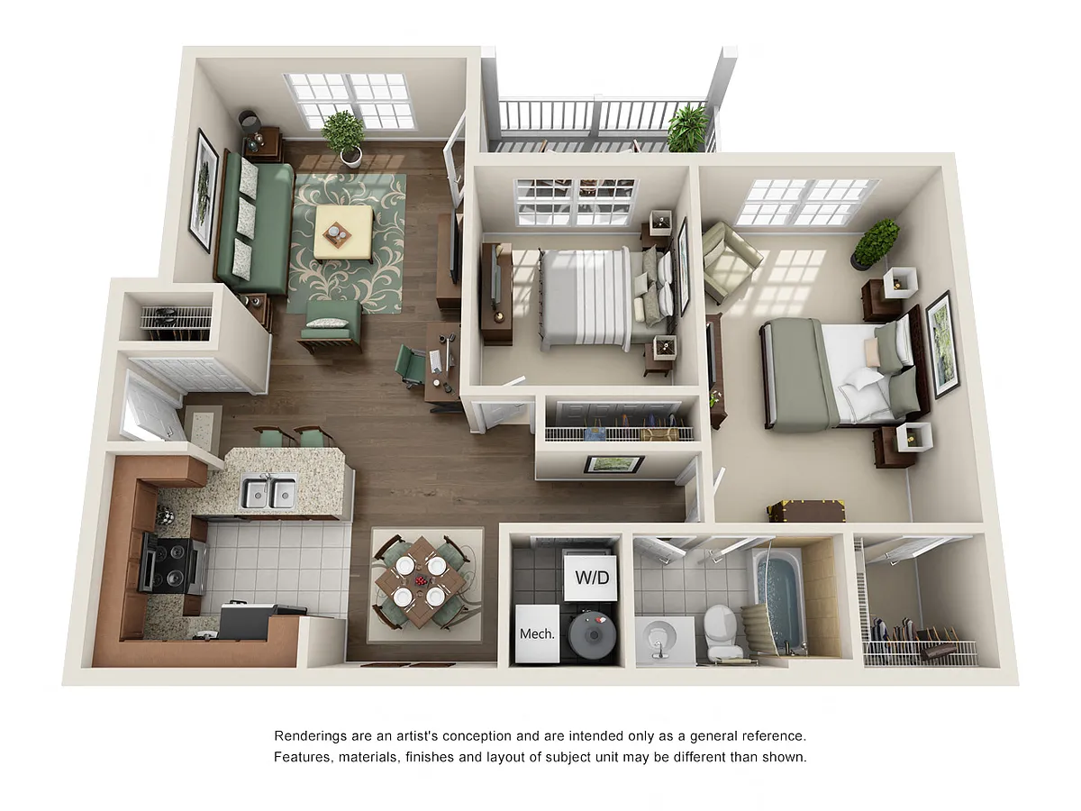 Floor plan Hampton