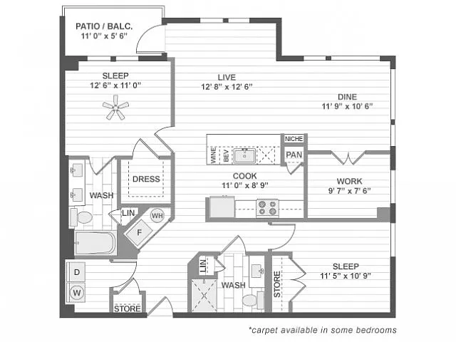 Floor plan C6bD