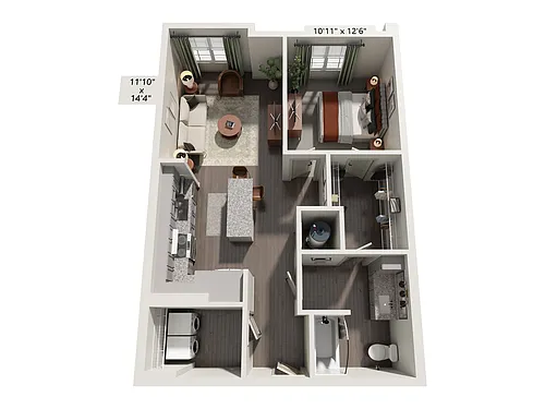 Floor plan A3.A