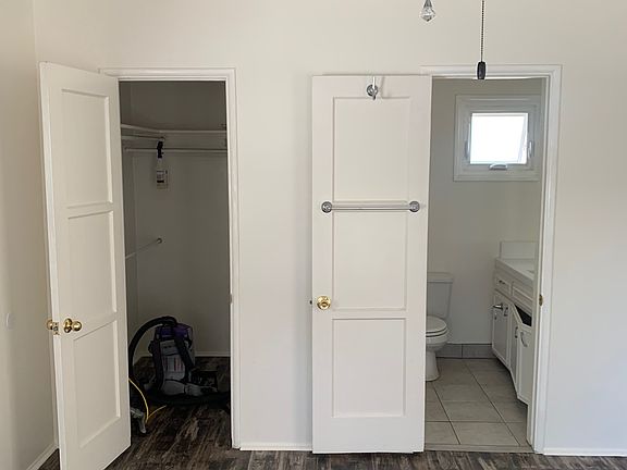 Bathroom and closet