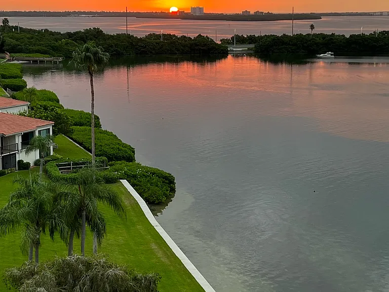 Sunrise from the unit balcony