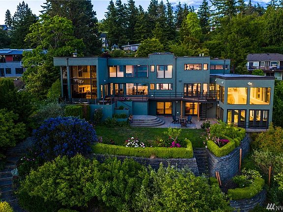 This gorgeous home has views of the Bay on every level.  
