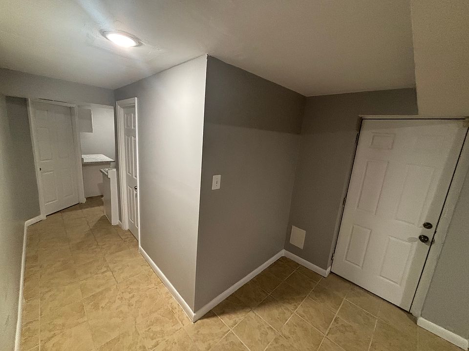 View of Entrance and Hallway to Bathroom and Kitchen