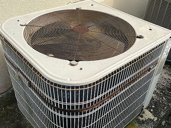 AC condenser rusted out