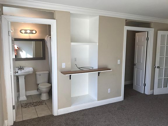 Private master bathroom and large walk-in closet