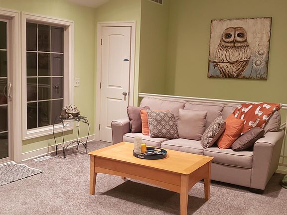 Upper Level Family Room With Walkout to Huge Deck