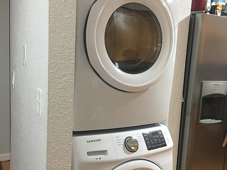 In-unit recently upgraded washer and dryer