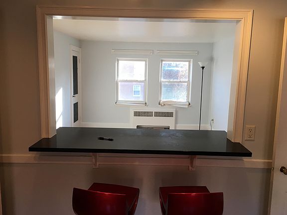 View of living room from kitchen