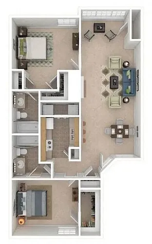 Floor plan Falcon - Renovated