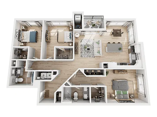 Floor plan The Harborlight