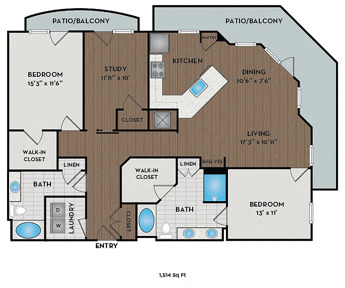 Floor plan Pacific Dunes