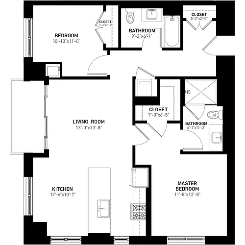 Floor plan B6
