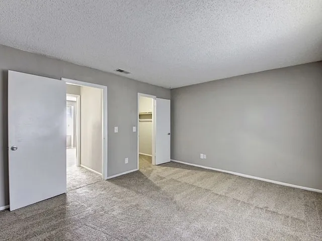 Three bedroom primary with walk-in closet