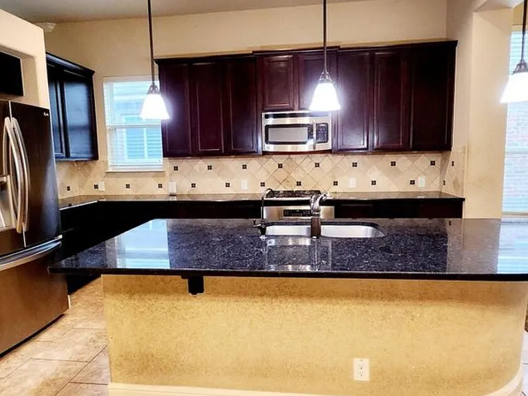 Don't want to eat at the table plenty of counter space to eat at while entertaining