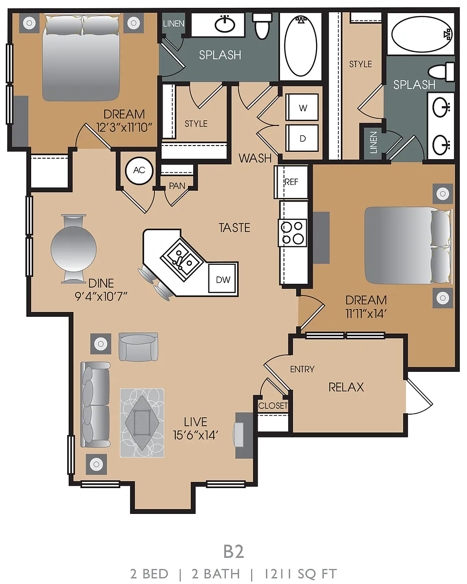Floor plan B2