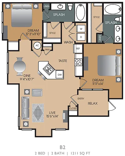 Floor plan B2