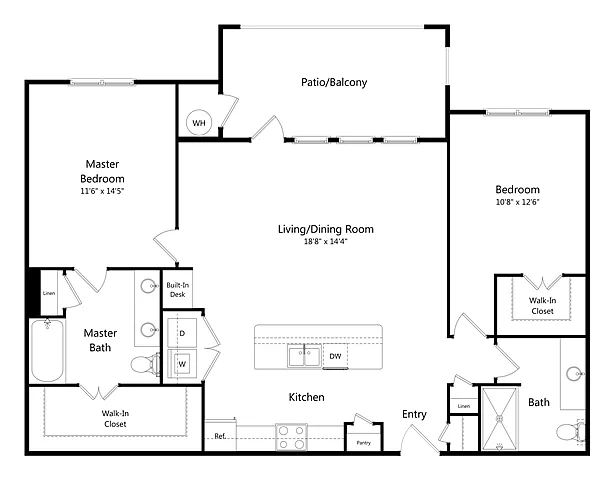 Floor plan B5 - Zilker