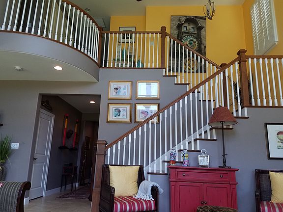 staircase with landing