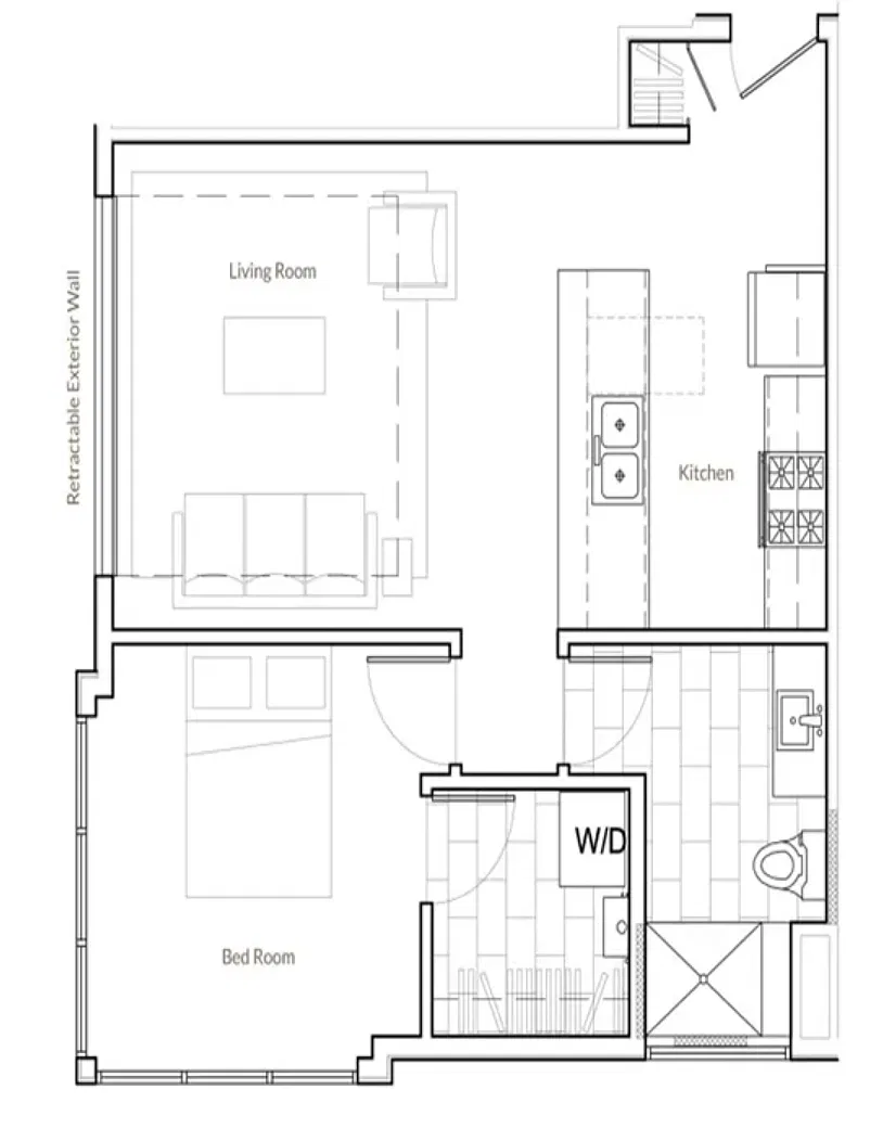 Floor plan Evans