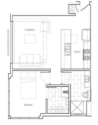 Floor plan Evans