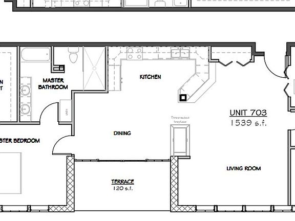 Tentative floor plan