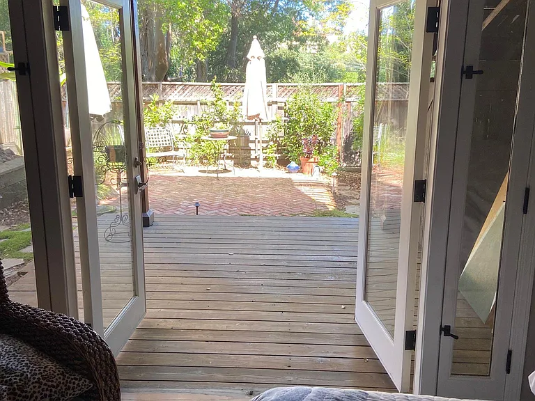 Deck off the master bedroom