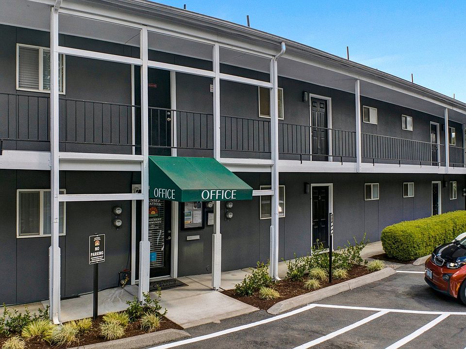 our apartments offer a parking lot for your car Sunset Station Apartments Portland Oregon