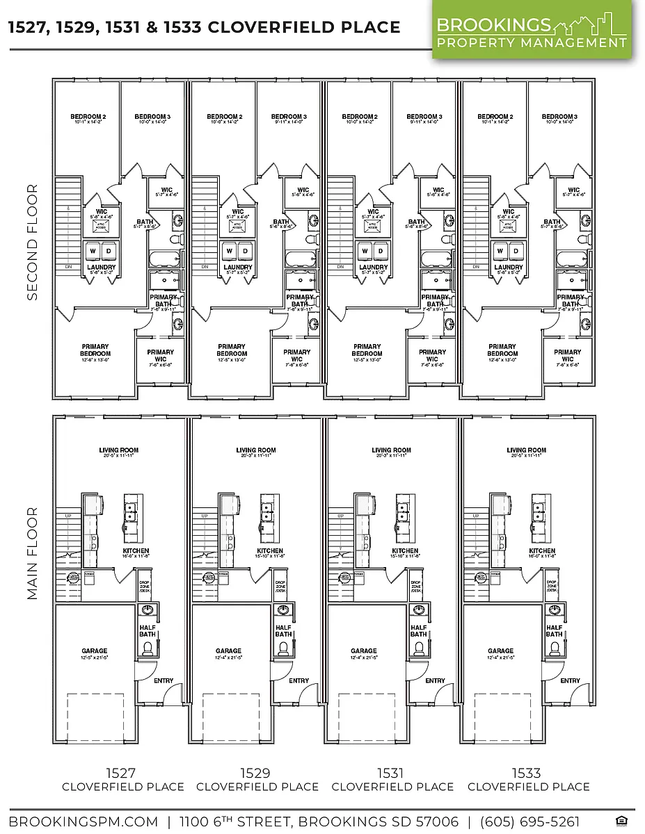 Floor plan 3 Bed Townhouse