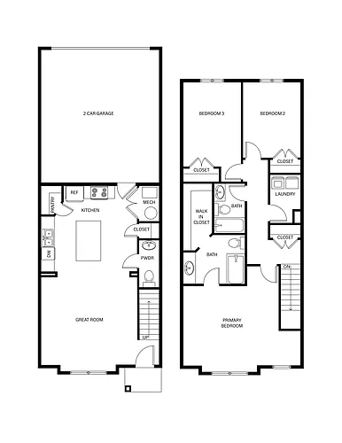Floor plan Townhome