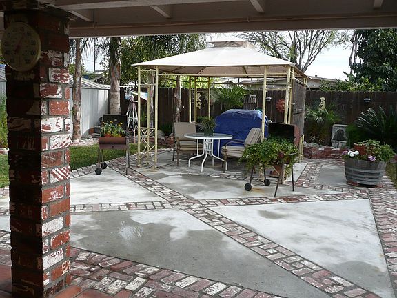 Looking out from Patio