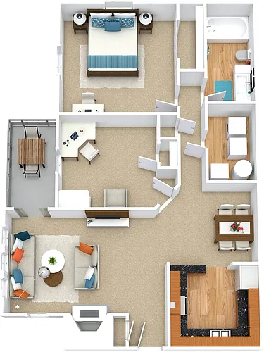 Floor plan The Dorset