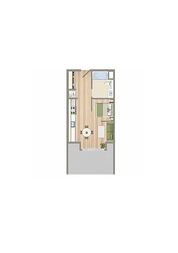 Floor plan Studio