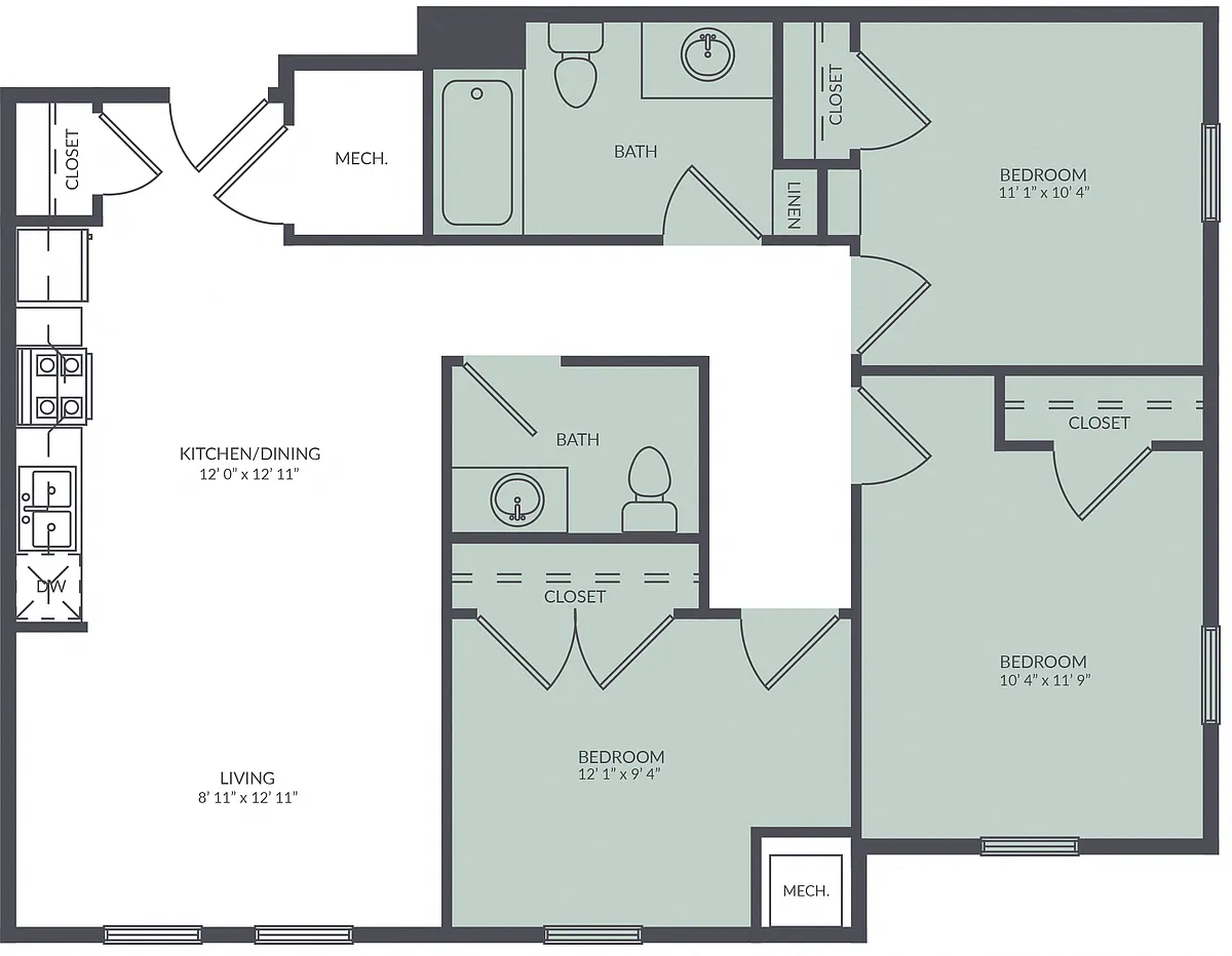 Floor plan C1