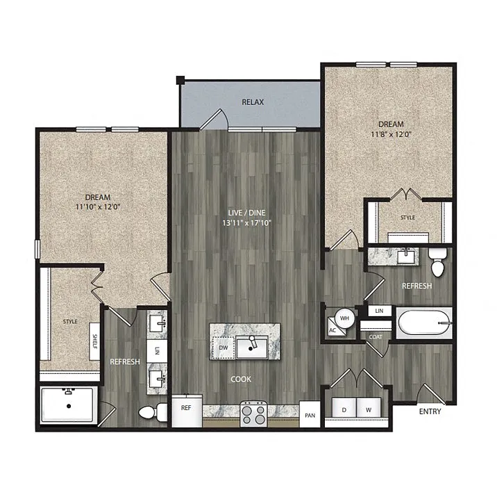 Floor plan B2