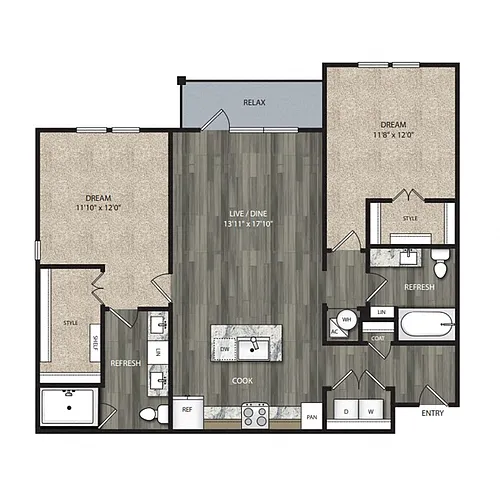 Floor plan B2