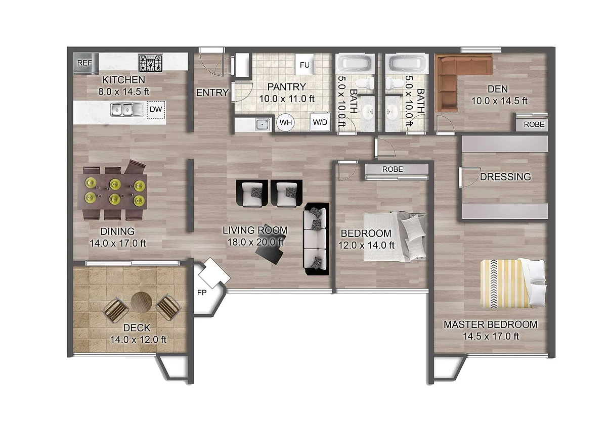 Floor plan Penthouse Updated