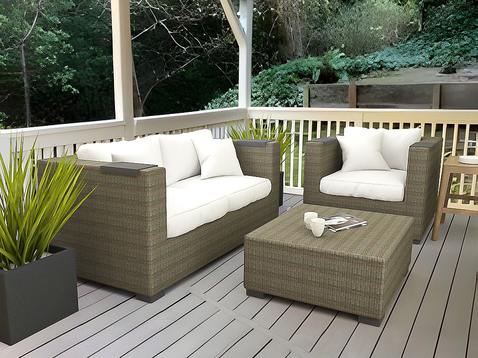 Private entry deck