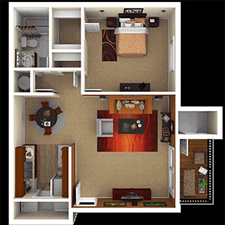 Floor plan Dogwood Extended