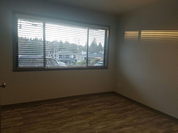 Bedroom window with new shades