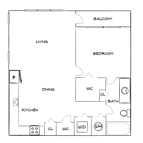 Floor plan Design 1C