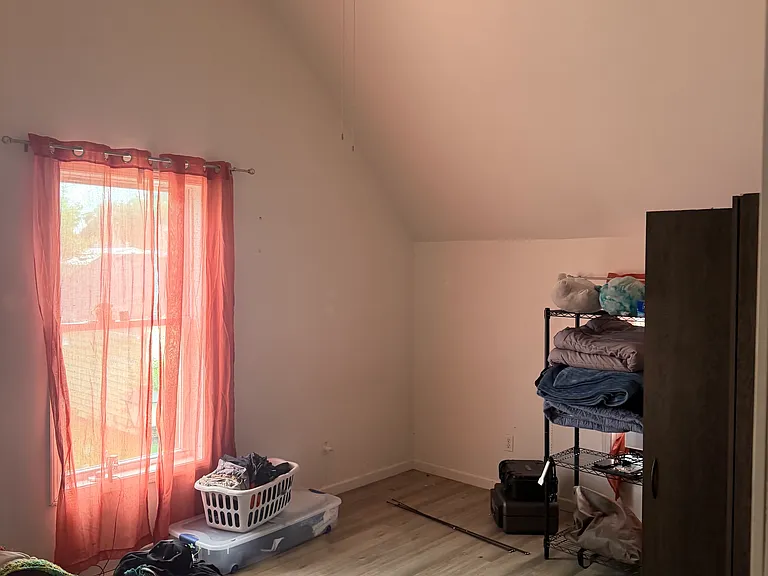 Bedroom 1 with ceiling fan