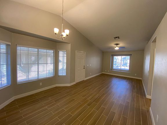 Spacious dining room and living room