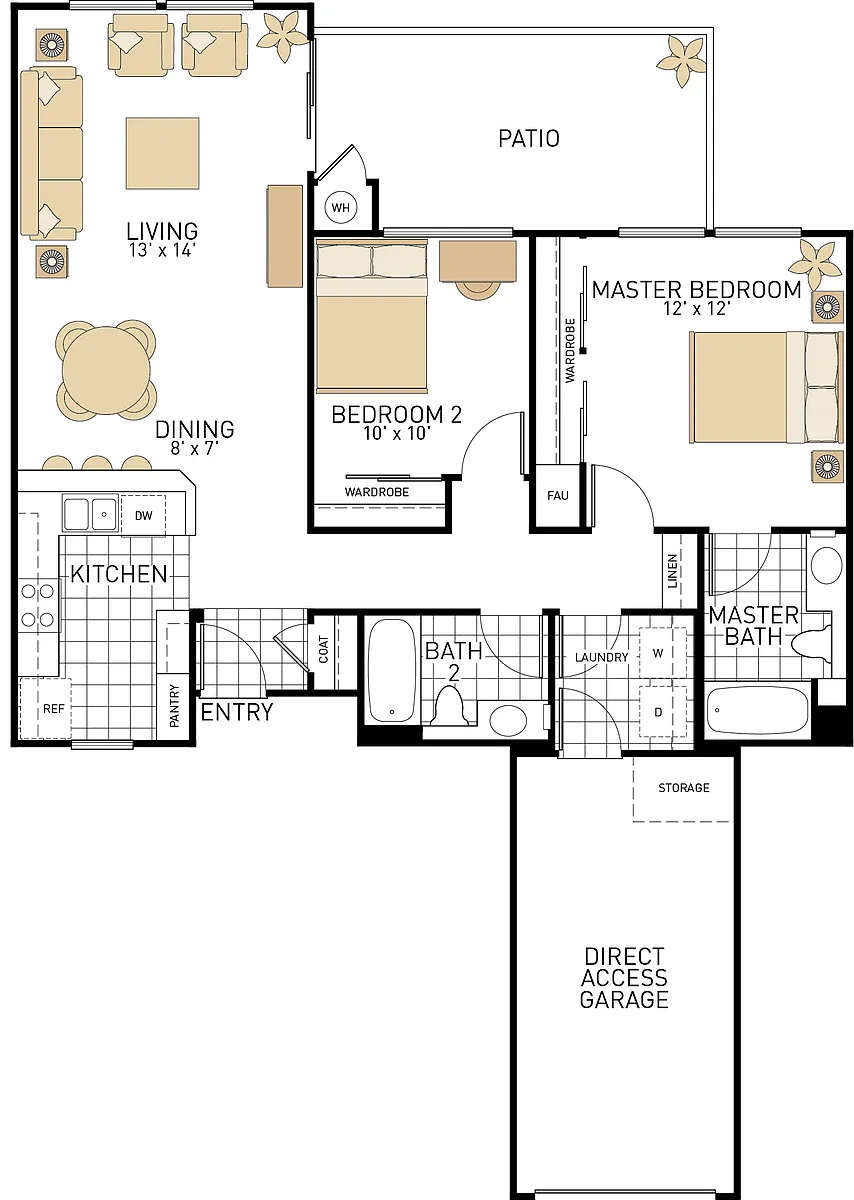 Floor plan Plan C
