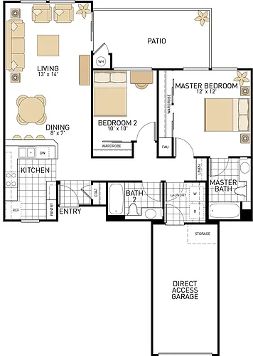 Floor plan Plan C